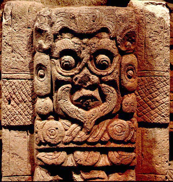 Jaguar God of the Underworld, Copan stela, Honduras.